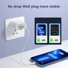 40W USB C Charger Quick Charge QC 3.0 Dual PD Charger Type C Fast Charger Adapter For iPhone Xiaomi Samsung Huawei Phone