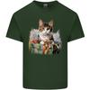 A Cute Cat With a Present Christmas Xmas Unisexs Light Cotton TShirt