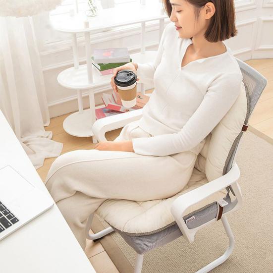 Heated Mat USB Rechargeable Thick Plush Fast Heating Detachable Washable with PP Cotton Filling Office