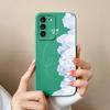 Phone Case For Samsung S21 S20 FE M13 M14 M32 Note 20 M53 Back Cover Pretty Flower Coloured Drawing Shockproof Soft Silicone Housing Capas For Samsung