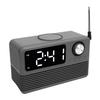 15 Вт Быстрая беспроводная зарядка с Динамиком Цифровые часы FM-радио для домашнего декора Спальни