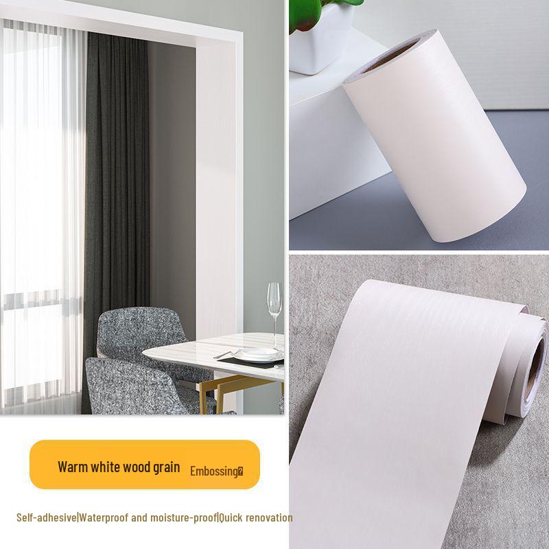 Самоклеящаяся отделочная полоса для ремонта дверной коробки с текстурой дерева