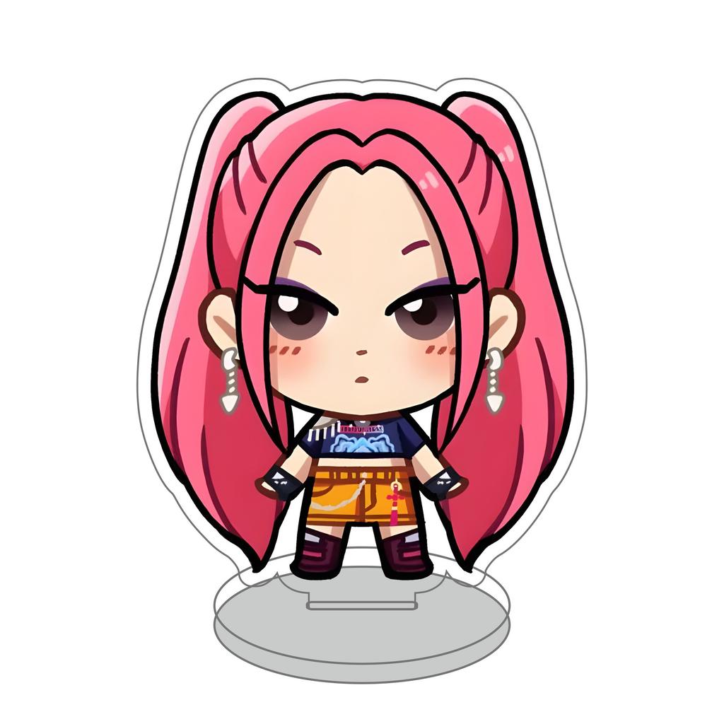 1 шт. Акриловая фигурка-подставка K-POP Аниме 10 см, 2D, для спальни, гостиной, кухни, декора стола. Идеальный подарок