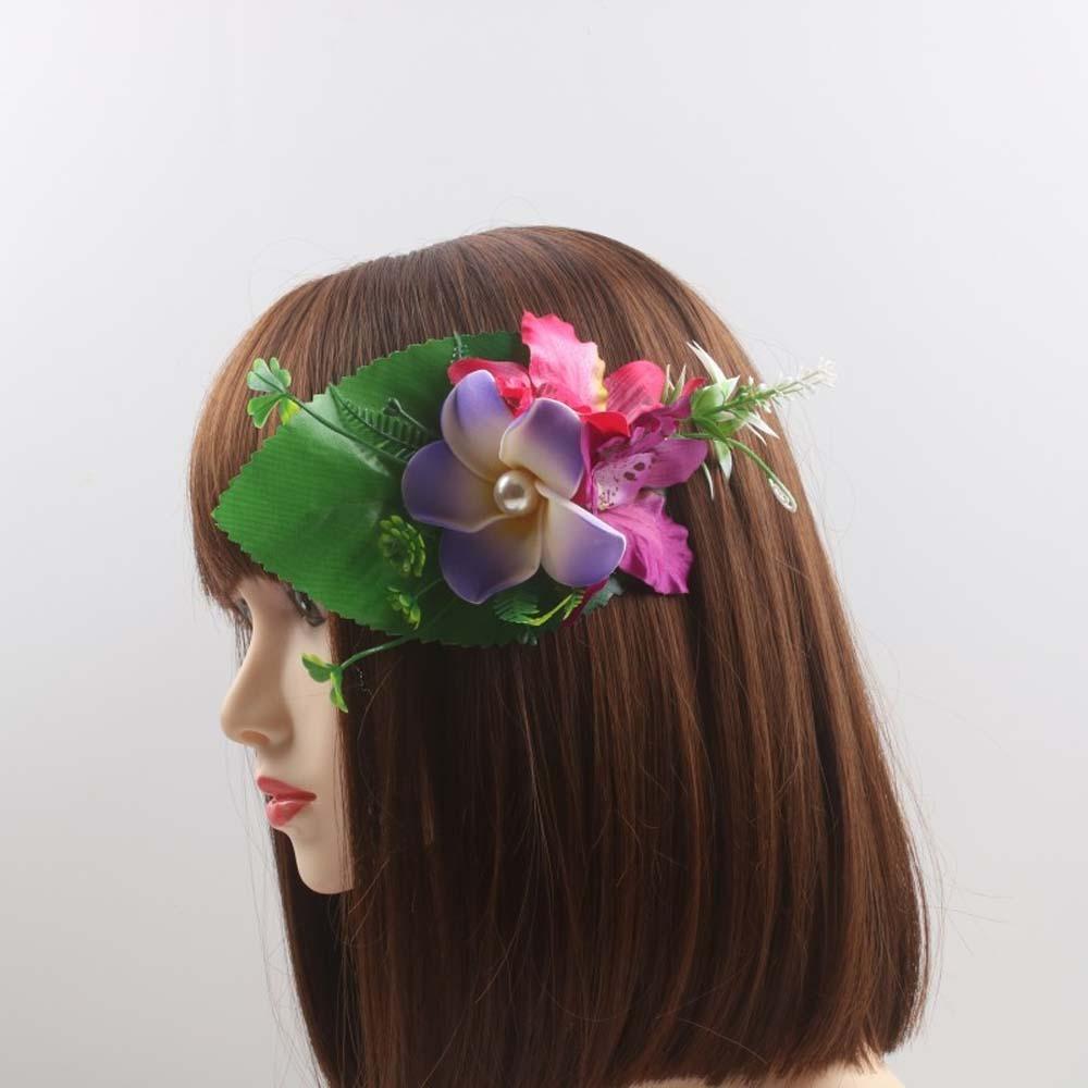 Thai Style Frangipane Hair Clip Sweet Girls Hairpin Eggs Flower Side Clip Beach