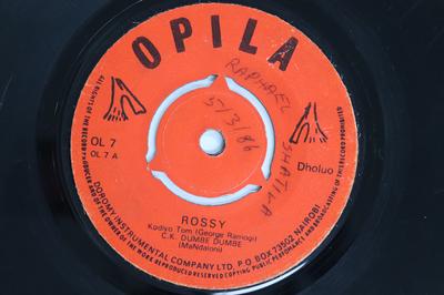 7-дюймовая пластинка C.K. DUMBE DUMBE - Rossy / Opiyo Oula OL7 OPILA Кения Мировая музыка Б/У