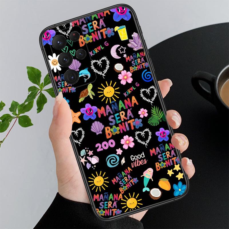 Manana Sera Bonito Чехол для телефона Karol G для Samsung S26 S25 S24 S23 S22 Ultra S23 S22 S25 Plus S24 FE S26Edge