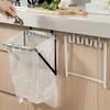 Kitchen Garbage Bag Holder Iron Hanger Metal Trash Rack Cupboard Door Back Hanging Kitchen Storage