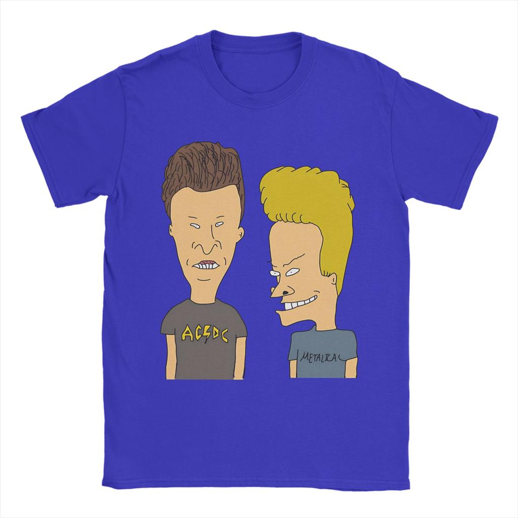 Beavis and Butthead Premium TShirts for Men Women Funny Cotton Tee Shirt O Neck Short Sleeve T Shirt Printed Clothing