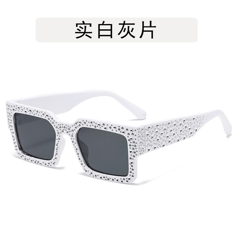 Хип-хоп Стильные женские солнцезащитные очки Квадратная форма Защита UV400 Солнцезащитные очки Мужская мода Трендовые для путешествий Женские солнцезащитные очки