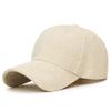 Women's Korean Style Corduroy Duckbill Hat - Versatile Autumn/Winter Sunshade Baseball Cap