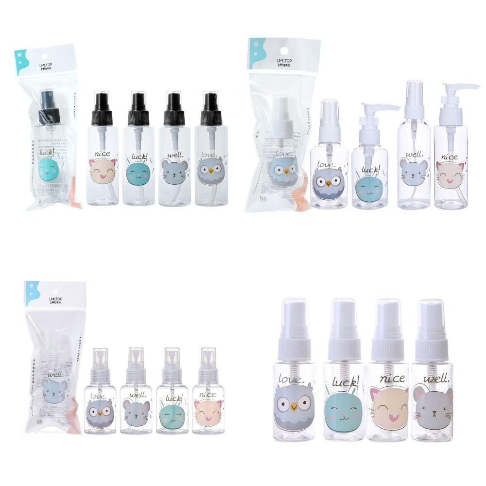 Cute Cosmetic Container 30-100ml Liquid Sprayer Perfume Bottle Cartoon Spray Bottle  Sub-bottle