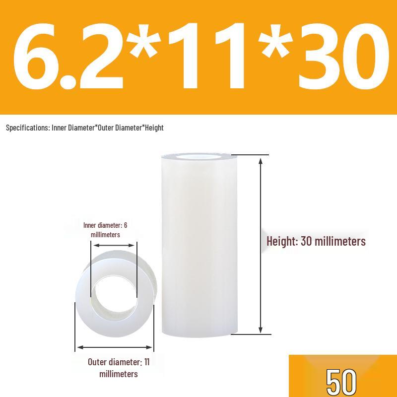 Plastic Insulating Spacer Sleeves M5-M12