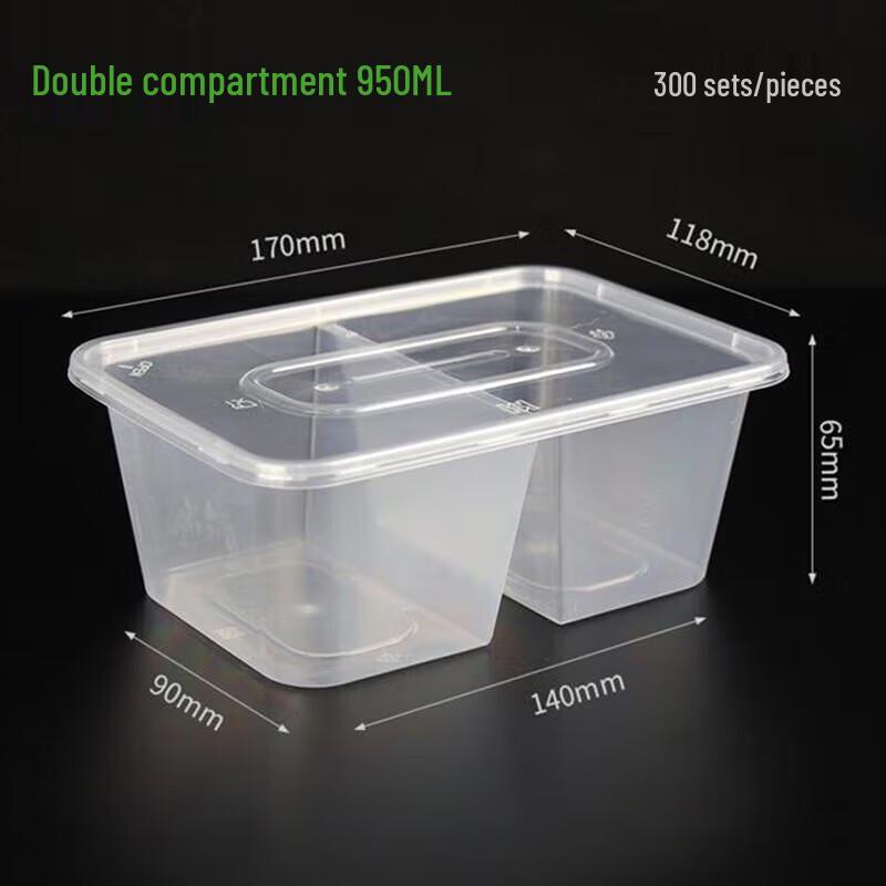 JIACHI Disposable Takeaway Food Containers with Lids