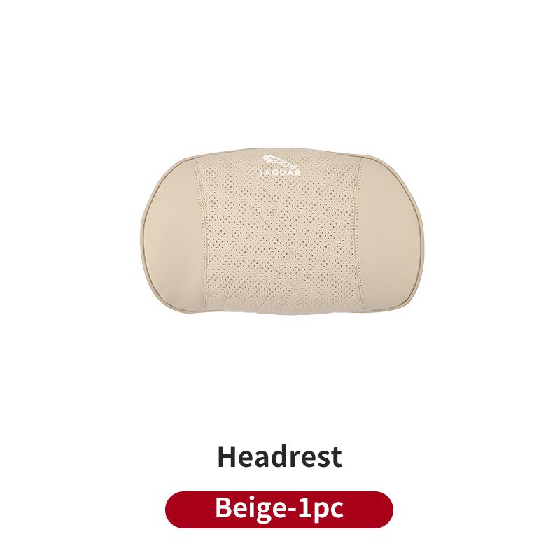 Car Seat Headrest Lumbar Support Neck Pillow Cushion Backrest For Jaguar XF XJ XFR XKR S-Type F-Type X-Type F-Pace I-Pace E-Pac ZZ4