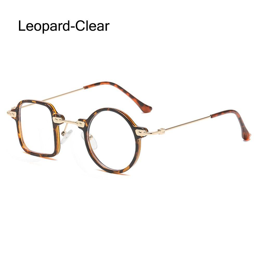 UV400 Ocean Lens Shades Clear Y2K Eyewear Trendy Square Round Sunglasses for Women