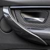 4x Carbon Fiber Style Interior Door Handle Cover Trim For BMW F30 320i 328i F34