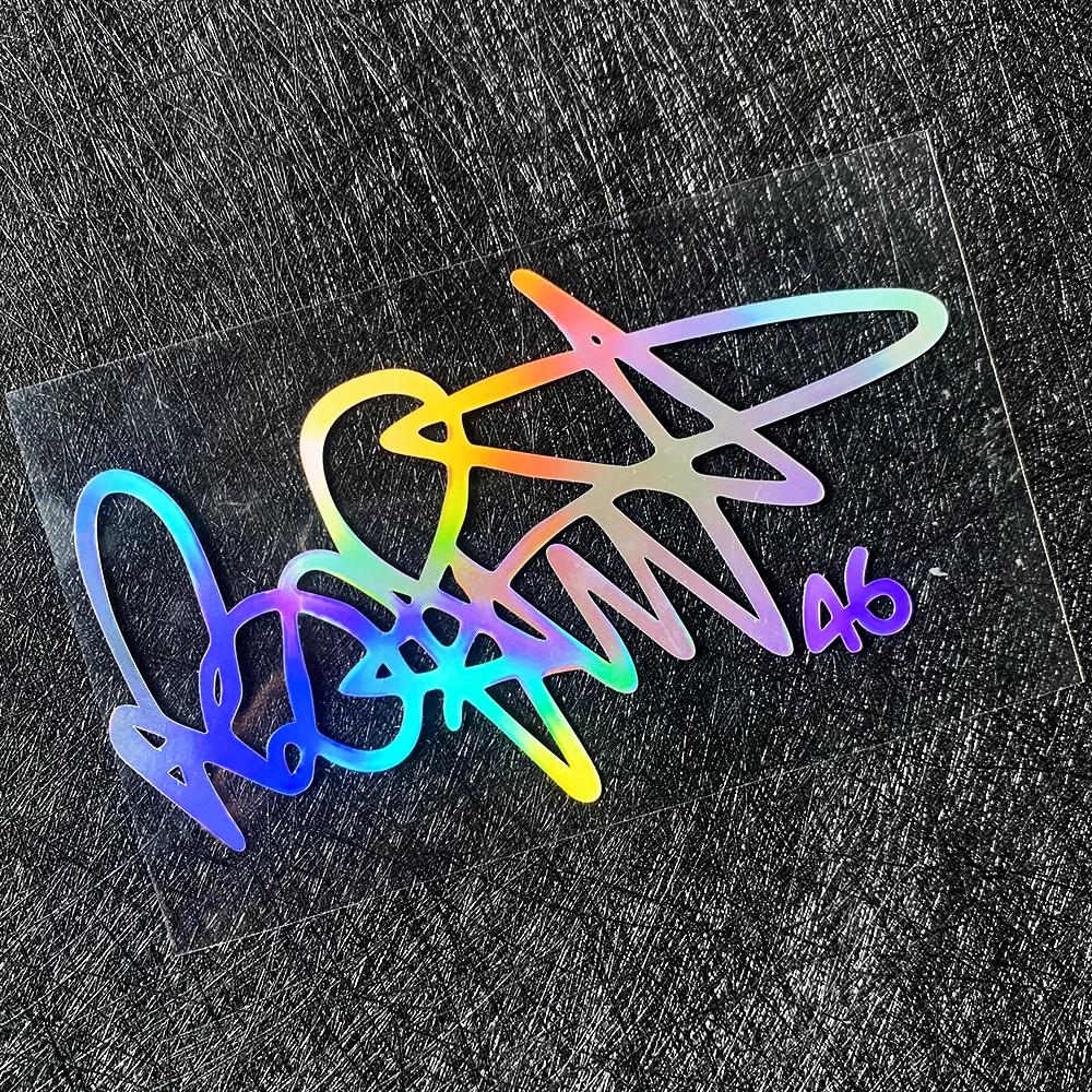 Rossi Signature Motorcycle Sticker Reflective Decal for Honda Monkey 125 CBR900 Rr Sc 33 Hornet 600 MSX 125 ADV 350 CB1000