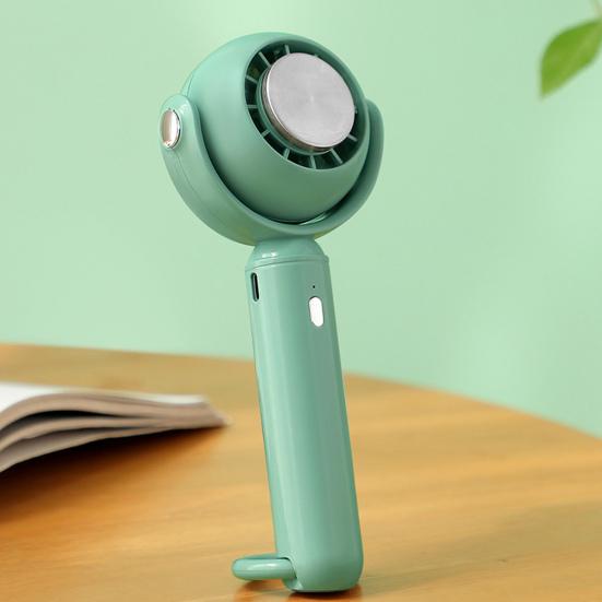 Air Conditioner Fan Powerful Handheld Fan with 3-Speed Settings Low Noise Battery-Operated Rechargeable Portable Small Fan