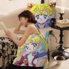 Милая подушка S-Sailor M-Moon Подарок Декор для домашнего офиса Спальня Диван Автомобильная подушка Чехол 45X45