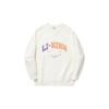 Li Ning Reignite Series Logo Print Loose Comfortable Sweatshirt Unisex Sweatshirt Off-White AWDU343-1