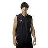 Training Wear Navi Dry Tank Top Sleeveless Shirt Sweat Absorbent Quick Drying Innerwear Underwear 32MAC199 Black/White