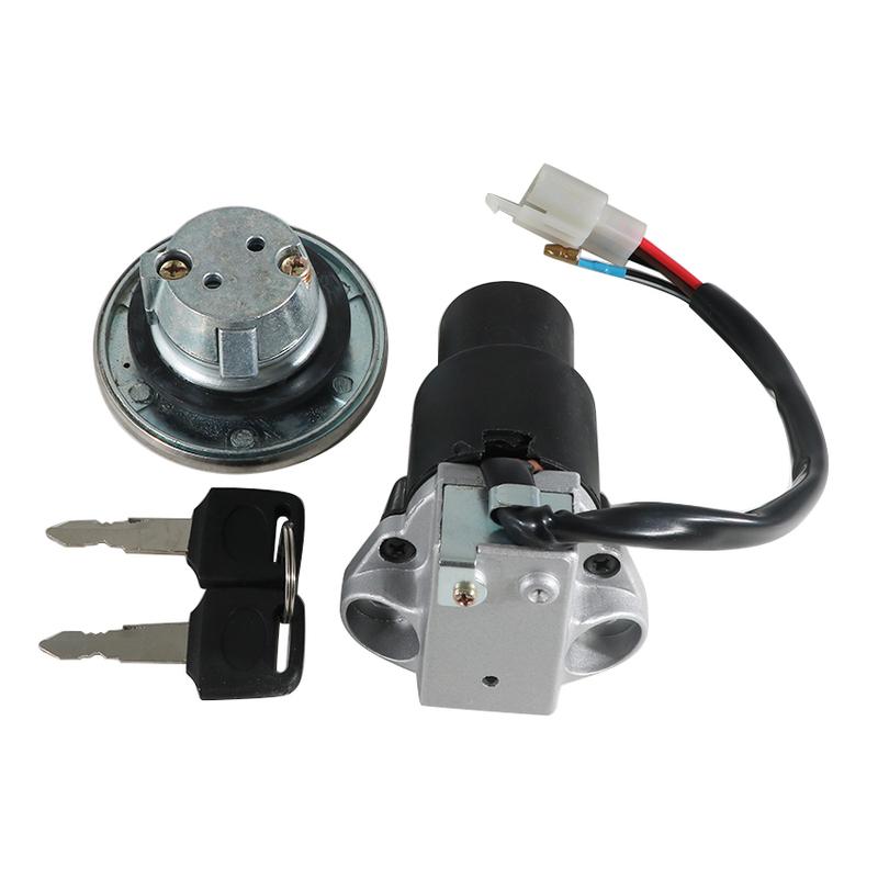 Motorcycle Ignition Lock Fuel Tank Cap Kit For Yamaha FZR250 FZR400 FZR600 1987-1988-1989-1990-1991-1992-1993 Accessories