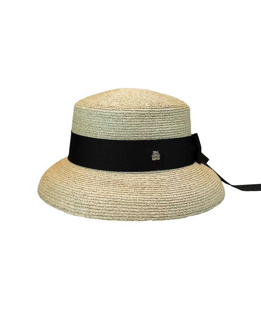 Kaliseumontapone Gloria Ribbon Raffia Cloche Hat