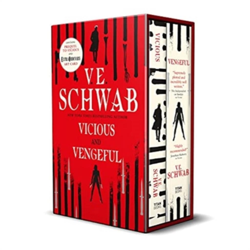 ViciousVengeful slipcase by V.E. Schwab Book 9781789099744