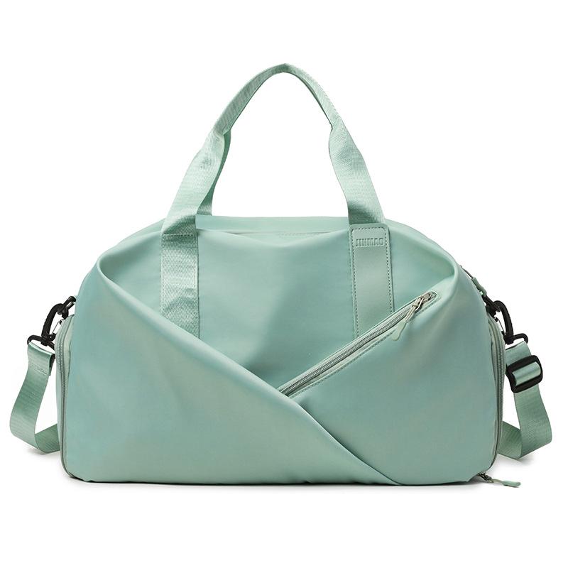 Versatile Large-Capacity Travel Fitness Bag with Shoe Compartment, Custom Logo Option