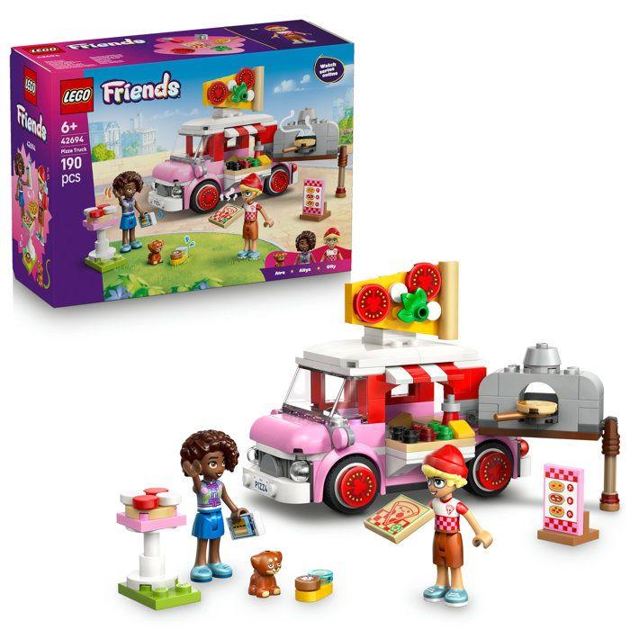 LEGO Friends 42694 Le Camion Pizza - Jeu de Construction des 6 ans - Jeu de Rôle - Cadeau