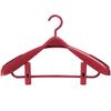 Sawafuji Clothes Hanger with Clips, Medium, Wine Red, 423mm Wide, Made In Japan, Shape-Retaining, Fits Uniforms, Skirts, Slacks, and Pants, with Non-S