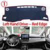 Car Dashboard Cover Avoid Light Pad Instrument Panel Mat Case Carpets for Toyota Corolla E210 210 2019 2020 2021 2022 2023
