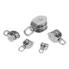 Ring Outdoor Tools Lifting Wheel Double Wheels Swivel Lifting Rope Pulley Stainless Steel Pulley