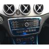 Decoración de coche para Mercedes Benz A B GLA CLA clase compartimento central para coche, panel de CD, pegatina de molduras de marcos (Opciones de