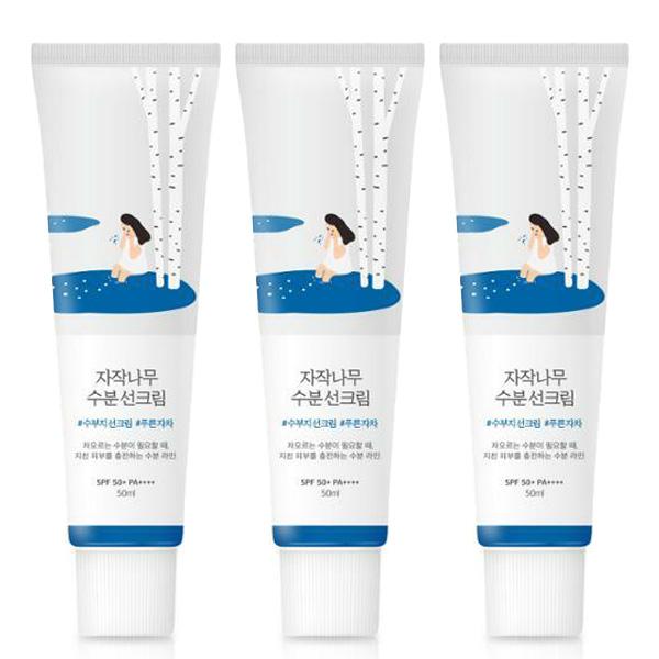 ROUND LAB Увлажняющий солнцезащитный крем с березовым соком SPF 50+ PA++++ (5 вариантов)