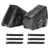 Motorcycle Side Bags Pu Leather Retro Saddlebags Motorcycle Luggage Side Tool Bag for Sportster
