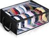 Large Capacity Hat Organizer Cap Holder Black Non Woven Hats Clothes Foldable Storage Hanging Bags Storage Boxes Hangers