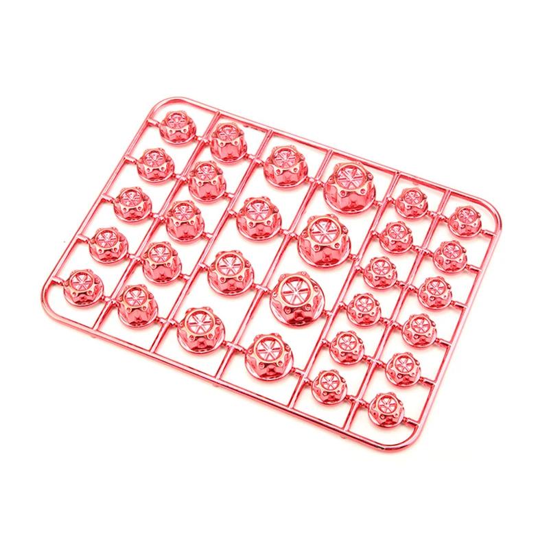 30Pcs Motorcycle Screw Caps Set Kit Engine Nut Bolt Cap Covers Head Body Screw Decorative Cap Motorbike Modification Accessories