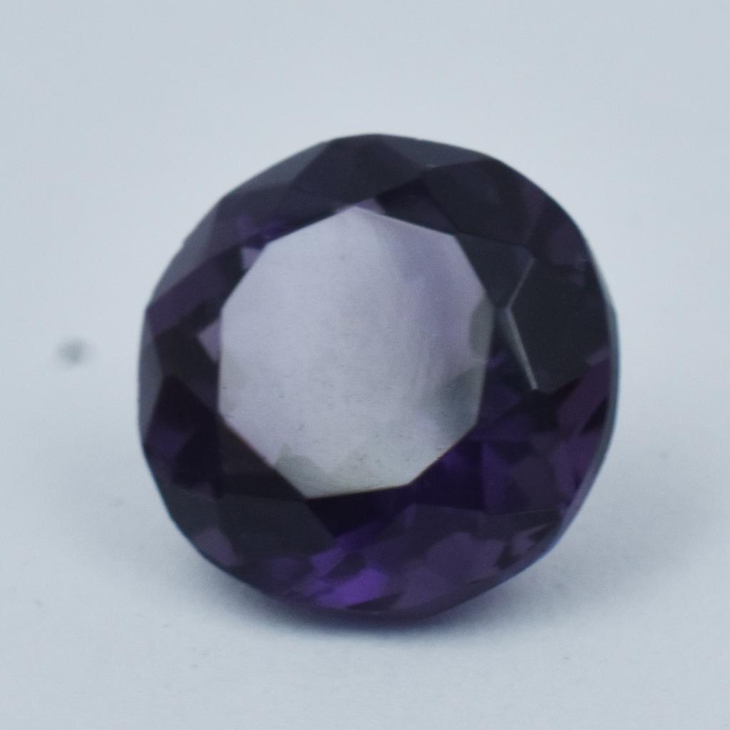 Natural Purple Tanzanite Loose Gemstone Round Cut 7.65 ct Jewelry Making for Jewelry Making Projects