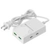 25W USB Type C Charger Multiport PD Fast Charging Phone Charger Adapter With Phone Holder 4 Ports EU US Plug Quick Wall Charger