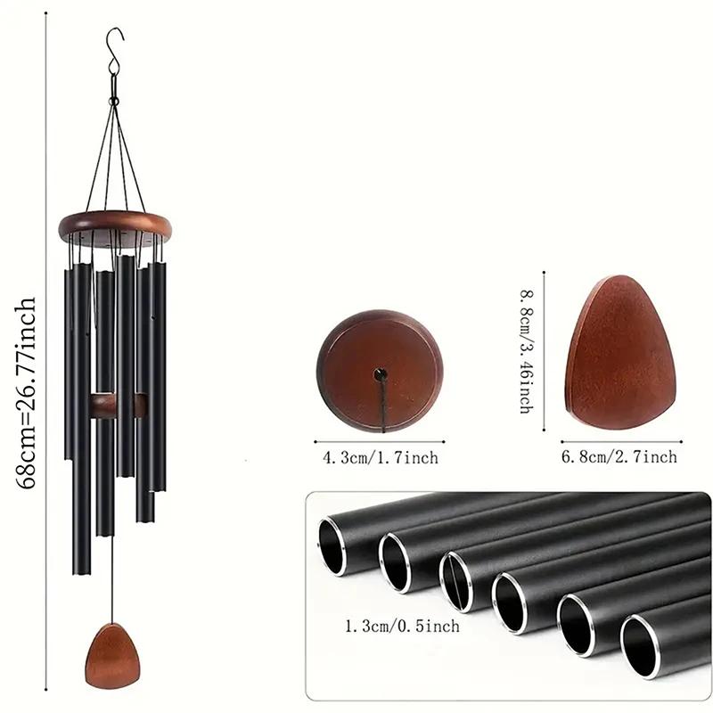 26 Inch Outdoor Wind Chimes Create An Atmosphere For Outdoor Decoration Of Farmhouses Terraces Gardens Front Porch And Balconies