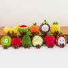 Creative Styling Cute Vegetables Fruit Dolls Cabbage Corn Eggplant Plush Toys Wedding Throwing Dolls