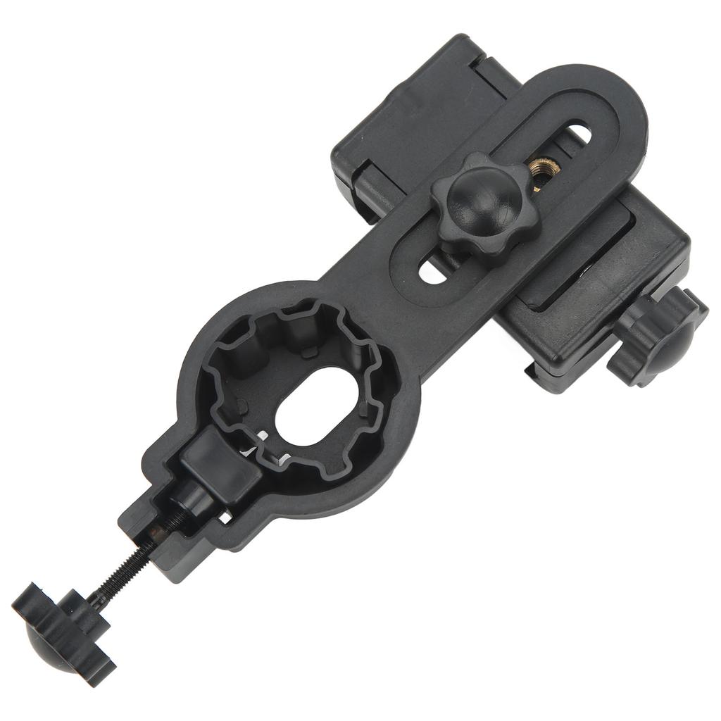 Держатель для телефона для телескопа, отверстие для винта 1/4 дюйма, нескользящая резиновая накладка, пластиковый адаптер для телефона для телескопа, для телескопа, микроскопа S