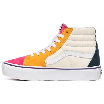 Мини Корд SK8 HI Платформа 2.0 Белый/Желтый/Красный Женские Vans VN0A3TKNWVY
