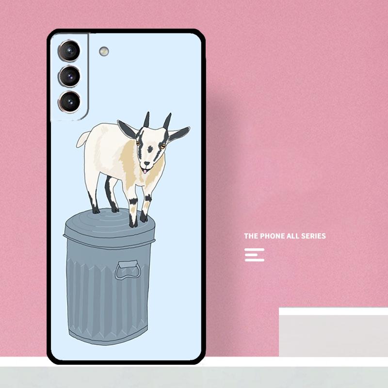 Милый чехол для телефона с карликовой козой для Samsung Galaxy S25 Ultra S20 S21 S22 S23 S24 S9 S10 Plus S25 FE Cover Coque