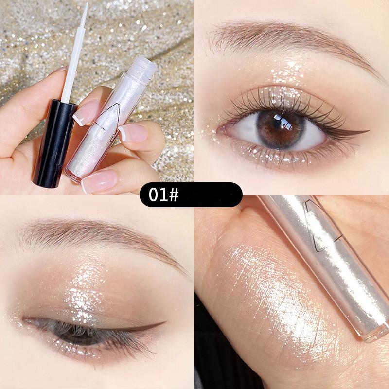 Жидкие тени для век One Drop слезные блестки Блеск и поляризационный монохромный хайлайтер Eyeshadow Solution