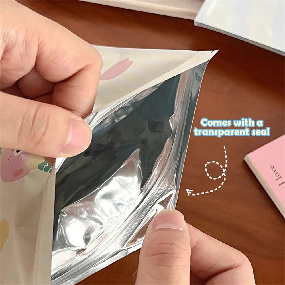 10Pcs Creative Zip-lock Bag Sweets Cookies Snack Biscuit Storage Self Sealing Pockets New Gift Bag