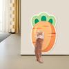 Wall Mounted Cat Scratcher Mat Cartoon Cat Design Self Adhesive Scratching Pad for Indoor Cats Furniture Protector for Carpet Couch