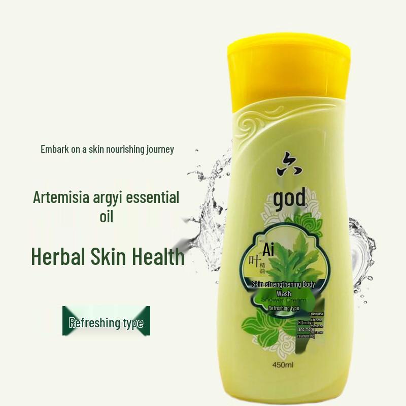 Liushen Mugwort Healthy Skin Cooling Shower Gel
