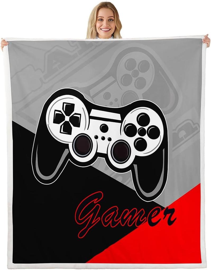 GUOYU Blanket Cute Gnomes Throw Blanket Purple Vine Flower Butterfly Blanket for Couch Sofa Lavender Bouquet Bed Blanket for Kids Boys Girls